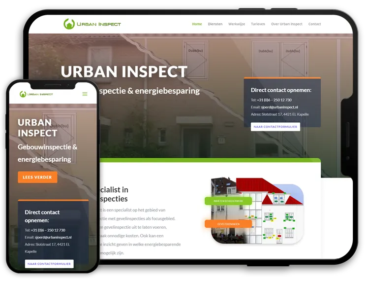 website laten maken Urban Inspect
